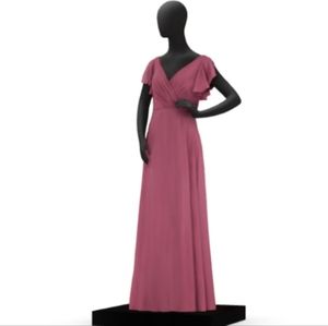 David's Bridal Chianti Bridesmaid Dress